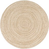 Jute-Teppich Vibora beige 120 cm rund