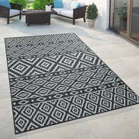 In- & Outdoor-Teppich Cocoon schwarz 120x170 cm