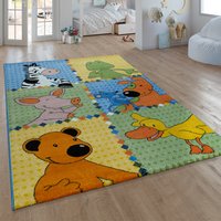 Kinderteppich Die Lieben Sieben mehrfarbig 80x150 cm