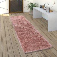 Hochflor-Teppich Alba pink 80x300 cm