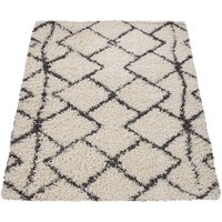 Shaggy-Teppich Kalea beige 80x150 cm