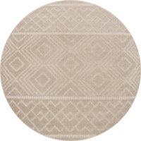 In- & Outdoor-Teppich Stylo beige 120 cm rund