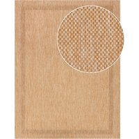 In- & Outdoor-Teppich Romana beige 150 cm quadrat