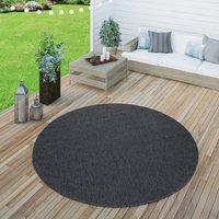 In- & Outdoor-Teppich Timba navy-blau 160 cm rund