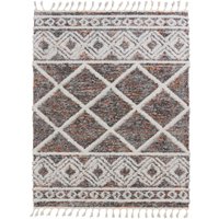 Hochflor-Teppich Mendoza mehrfarbig 60x100 cm