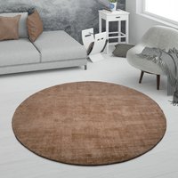 Handwebteppich Randora beige 120 cm rund