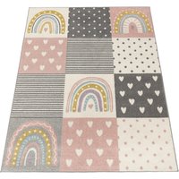 Kinderteppich Ninique pink 200x280 cm