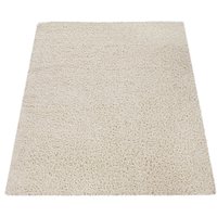 Shaggy-Teppich Skyline creme 150 cm quadrat