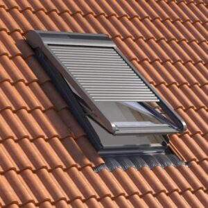 RoofLite Velux Konzern RoofLite+ Sparpaket SunProtectSolar" Dachfenster mit Eindeckrahmen und Solar Rollladen"