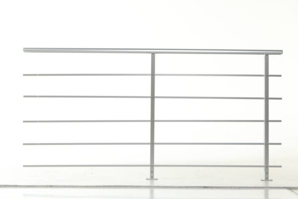 Dolle Dolle Geländer-Set PAB 81 - für Bodenmontage Ergänzungsset aus Aluminium für Treppen und Balkon (Innen und Außen)