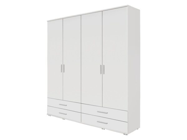 Die Möbelfundgrube Kleiderschrank weiß 168 cm - von rauch - RASANT