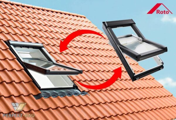 Roto Roto Austausch- und Renovierungsfenster Q4 AV1 für alte Velux bis 1991 (VL, VK, VX, etc)