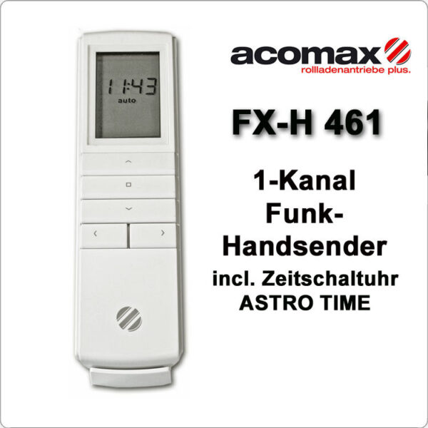 ACOMAX FX-H 461 ACOMAX Funk -Handsender 1- Kanal  Astro Time