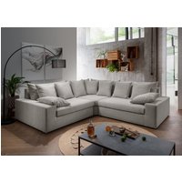 Benformato Avellino Sofa: Luxuriöses Ecksofa mit Breitcord-Bezug und Flexibilität für Ihr Zuhause