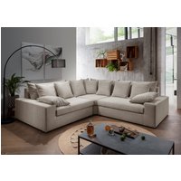 Benformato Avellino Sofa: Luxuriöses Ecksofa mit Breitcord-Bezug und Flexibilität für Ihr Zuhause