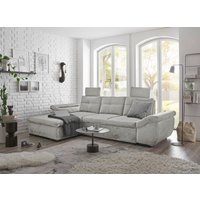 Luxus-Schlafsofa Alija von ED Exciting Design mit verstellbaren Armlehnen und Kopfstützen in drei edlen Farbtönen