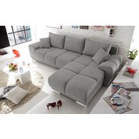 Ed Exciting Design Sofa Anton mit Schlaffunktion & Bettkasten in verschiedenen Farben erhältlich Luxus-Webstoff Flachgewebe beidseitig montierbar