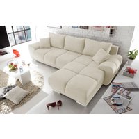 Ed Exciting Design Sofa Anton mit Schlaffunktion & Bettkasten in verschiedenen Farben erhältlich Luxus-Webstoff Flachgewebe beidseitig montierbar