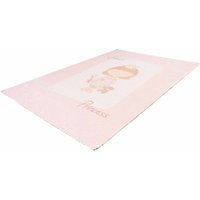 Teppich Bambini 300 Rosa Ø 160cm RUND | Kinderteppich | Flachflor