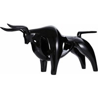 Skulptur Bull 21-J Schwarz