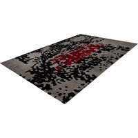 Naila 300 Schwarz / Rot 80cm x 150cm