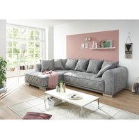 ED Exciting Design Sofa Sentina: Luxuriöses Ecksofa in Vielfalt von Farben und Materialien – Beidseitig montierbar mit Nosagfederung