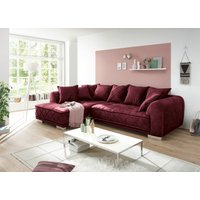 ED Exciting Design Sofa Sentina: Luxuriöses Ecksofa in Vielfalt von Farben und Materialien – Beidseitig montierbar mit Nosagfederung