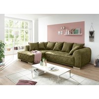 ED Exciting Design Sofa Sentina: Luxuriöses Ecksofa in Vielfalt von Farben und Materialien – Beidseitig montierbar mit Nosagfederung