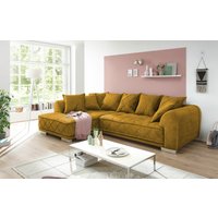 ED Exciting Design Sofa Sentina: Luxuriöses Ecksofa in Vielfalt von Farben und Materialien – Beidseitig montierbar mit Nosagfederung