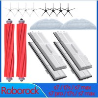 For Roborock S7Max s7MaxV S7 S70 S75 T7S Plus Main Side Brush Mops Cloths HEPA Filter Kit Robotic