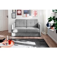 Sofa Milano von Benformato mit zwei einzeln ausziehbaren Schlaffunktionen Luxus-Mikrofaser