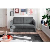 Sofa Milano von Benformato mit zwei einzeln ausziehbaren Schlaffunktionen Luxus-Mikrofaser